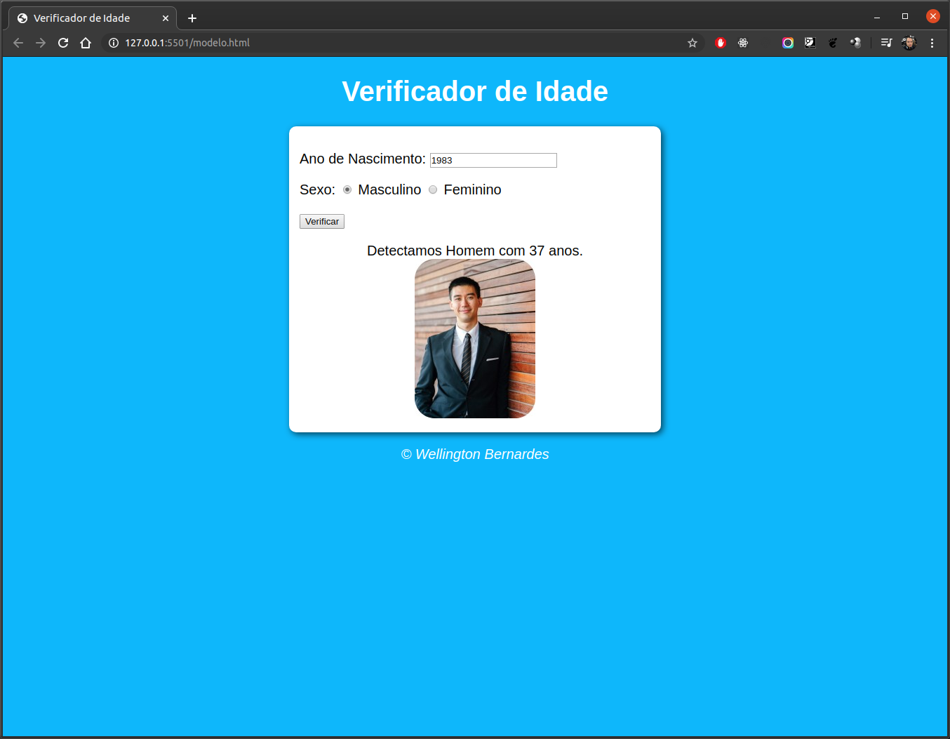 verificador de idade